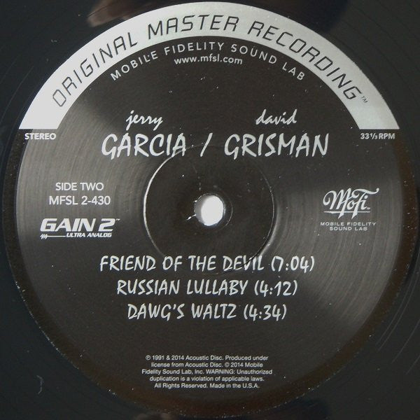 Jerry Garcia / David Grisman | Mint (M) Mint (M) Get Cheap Vinyl