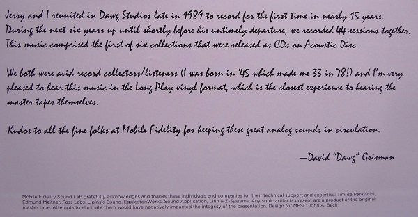 Jerry Garcia / David Grisman | Mint (M) Mint (M) Get Cheap Vinyl