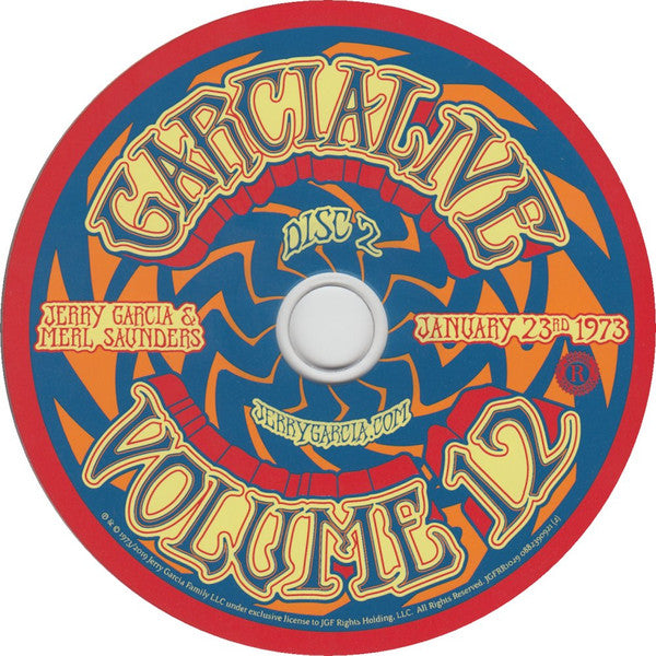 GarciaLive Volume 12 (January 23rd, 1973 The Boarding House) (CD) | Mint (M) Mint (M) Get Cheap Vinyl