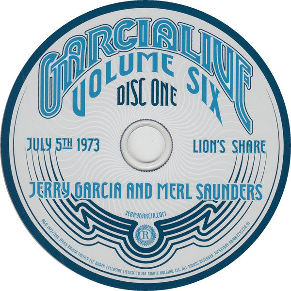 GarciaLive Volume Six (July 5th 1973, Lion's Share) (CD) | Mint (M) Mint (M) Get Cheap Vinyl