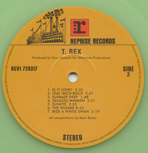 T. Rex (COLOR VINYL / VMP) | Mint (M) Mint (M) Get Cheap Vinyl