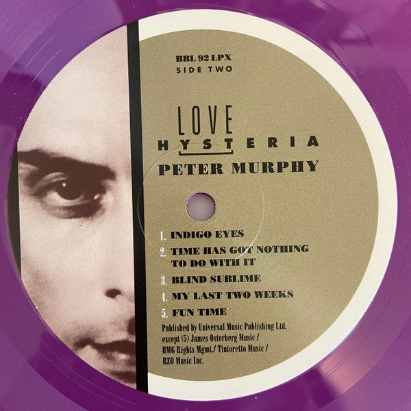 Love Hysteria (INDIGO VINYL) | Mint (M) Mint (M) Get Cheap Vinyl