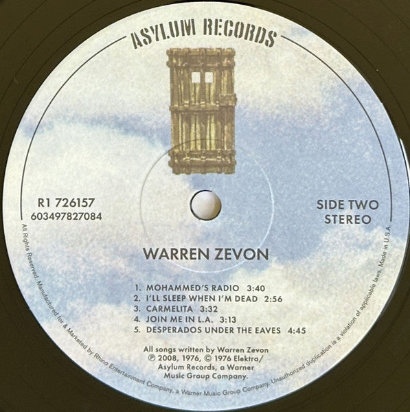 Warren Zevon (DELUXE EDITION) | Mint (M) Mint (M) Get Cheap Vinyl
