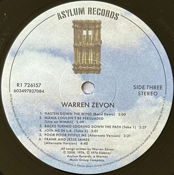 Warren Zevon (DELUXE EDITION) | Mint (M) Mint (M) Get Cheap Vinyl