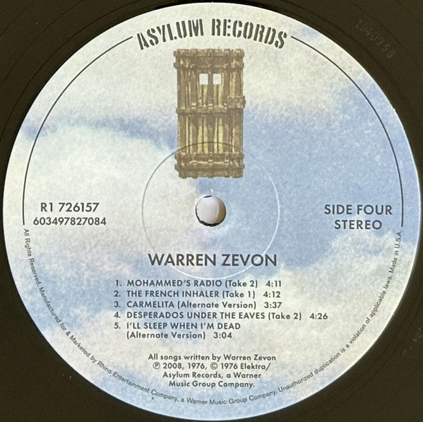 Warren Zevon (DELUXE EDITION) | Mint (M) Mint (M) Get Cheap Vinyl