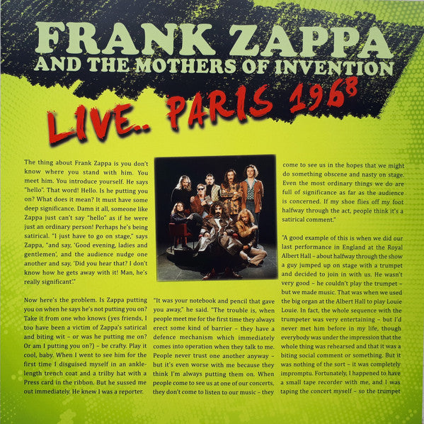 Live.. Paris 1968 | Mint (M) Mint (M) Get Cheap Vinyl