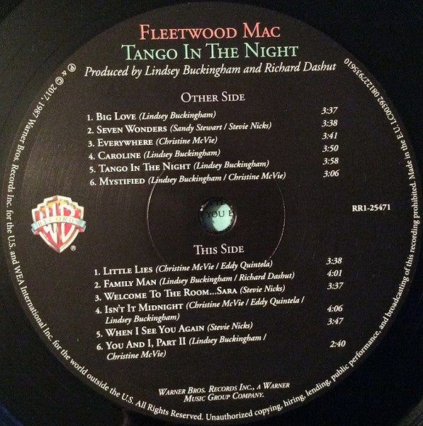 Tango In The Night (180 GRAM VINYL) | Mint (M) Mint (M) Get Cheap Vinyl