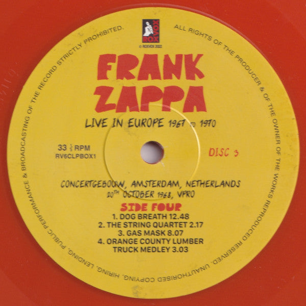Live In Europe 1967 To 1970 (6XLP BOX* | Mint (M) Mint (M) Get Cheap Vinyl