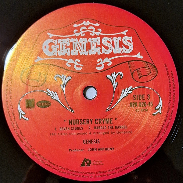 Nursery Cryme (AP - NON-NUMBERED) | Mint (M) Mint (M) Get Cheap Vinyl