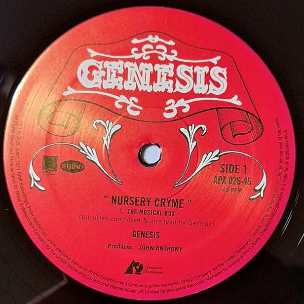 Nursery Cryme (AP - NON-NUMBERED) | Mint (M) Mint (M) Get Cheap Vinyl