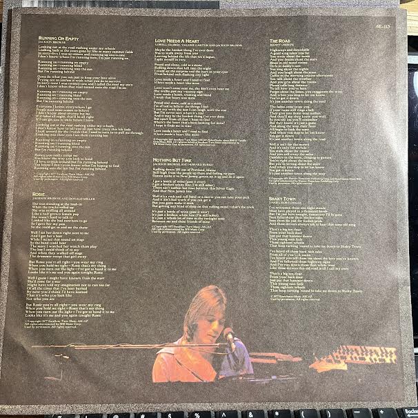 Running On Empty (VINYL) | Excellent+ (EX+) Excellent (EX) Get Cheap Vinyl