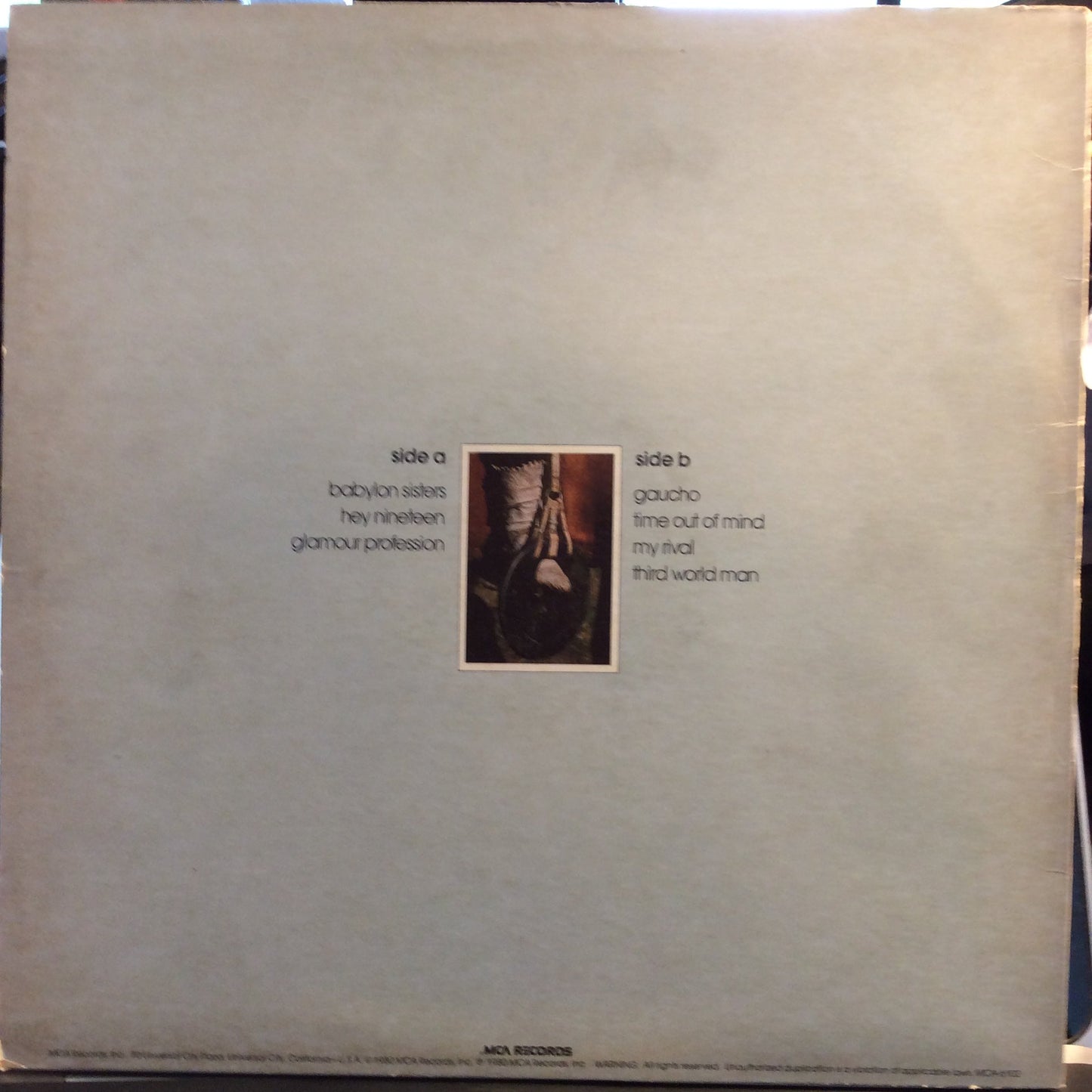 Gaucho (VINYL) | Excellent+ (EX+) Very Good Plus Plus (VG++) Get Cheap Vinyl