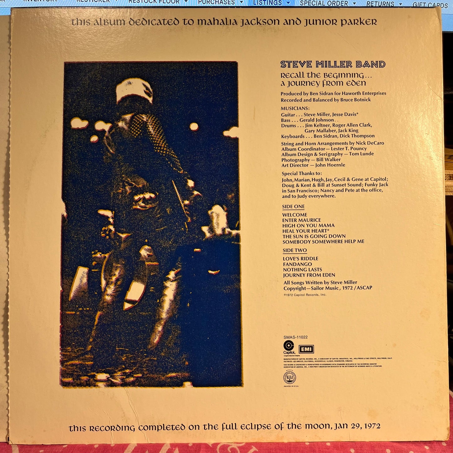 Recall The Beginning...A Journey From Eden | Excellent (EX) Excellent (EX) Get Cheap Vinyl