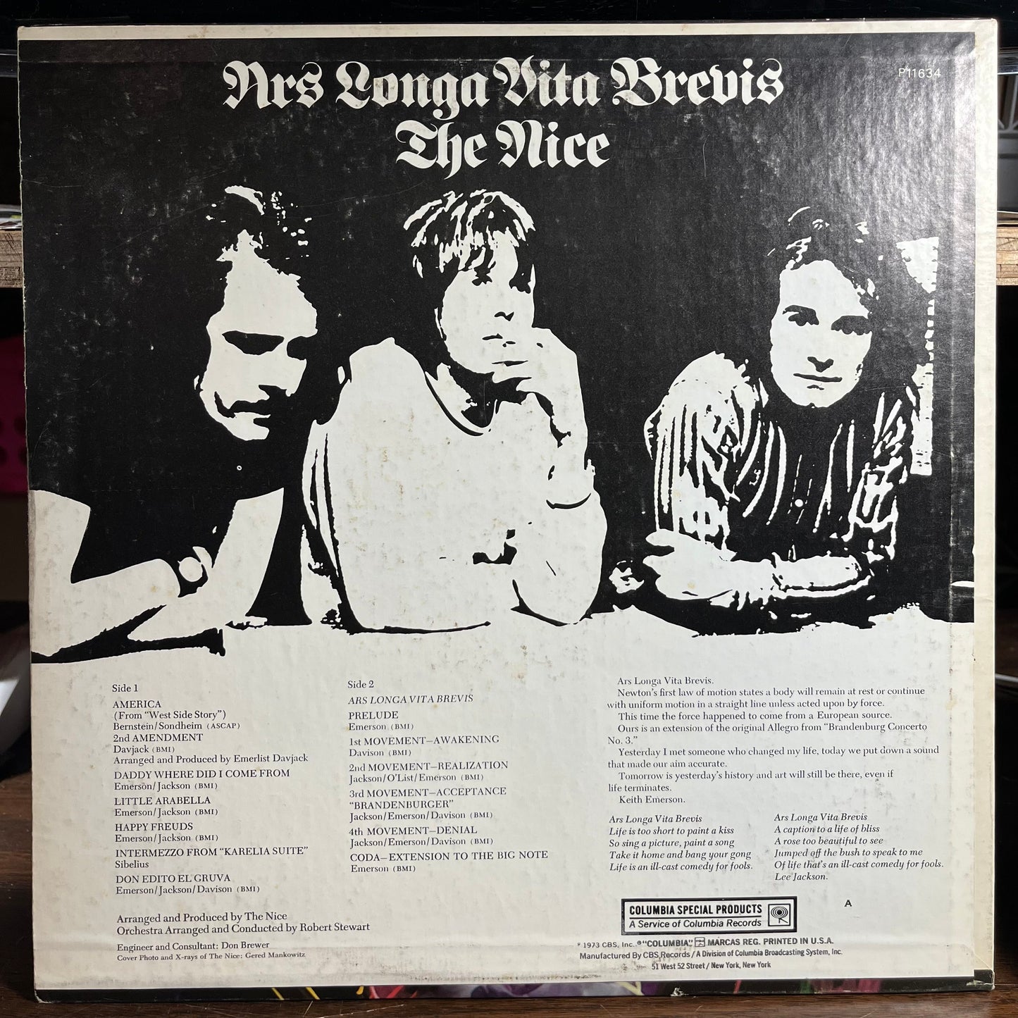 Ars Longa Vita Brevis (VINYL) | Excellent+ (EX+) Very Good Plus (VG+) Get Cheap Vinyl