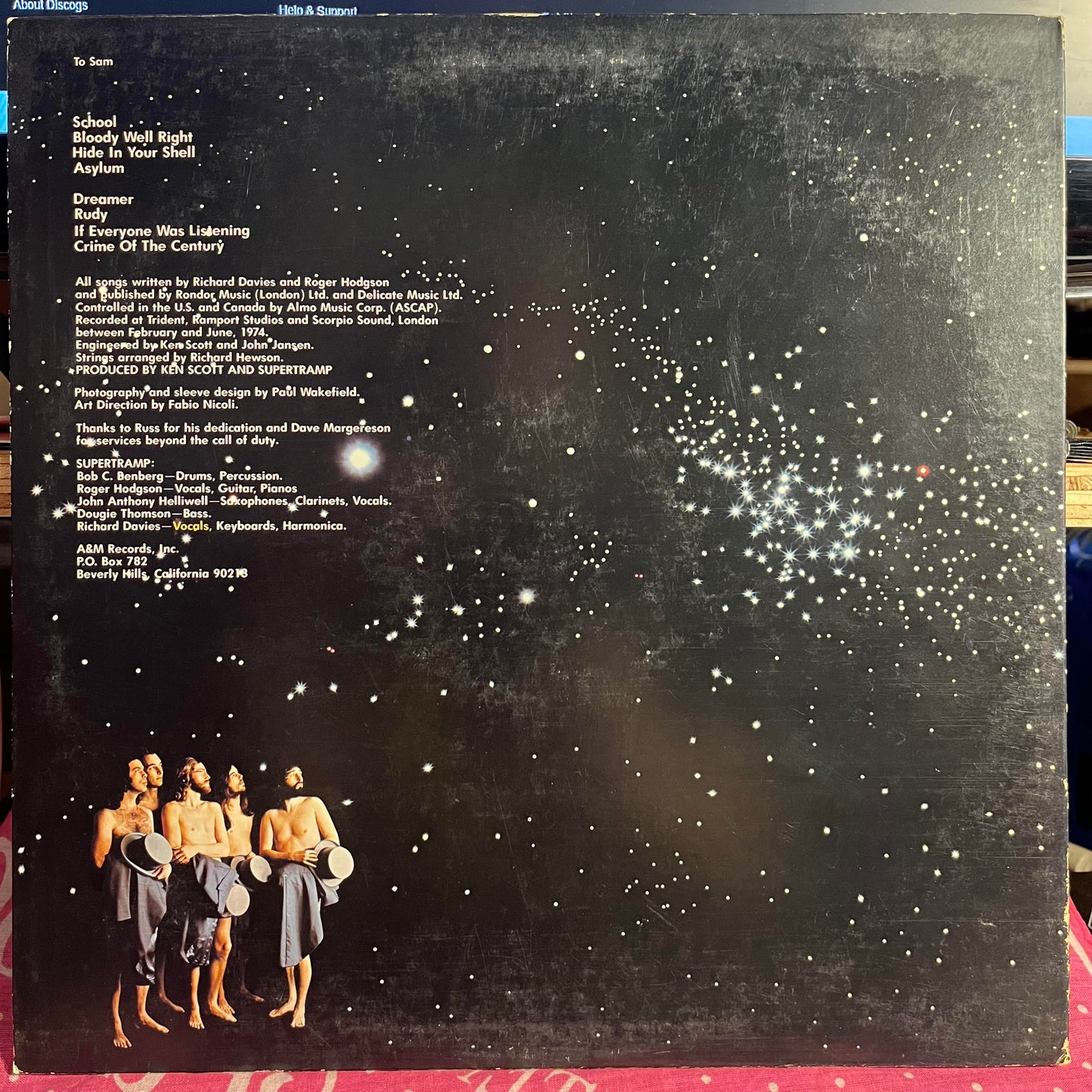 Crime Of The Century *ELECTROSOUND* | Excellent (EX) Excellent (EX) Get Cheap Vinyl