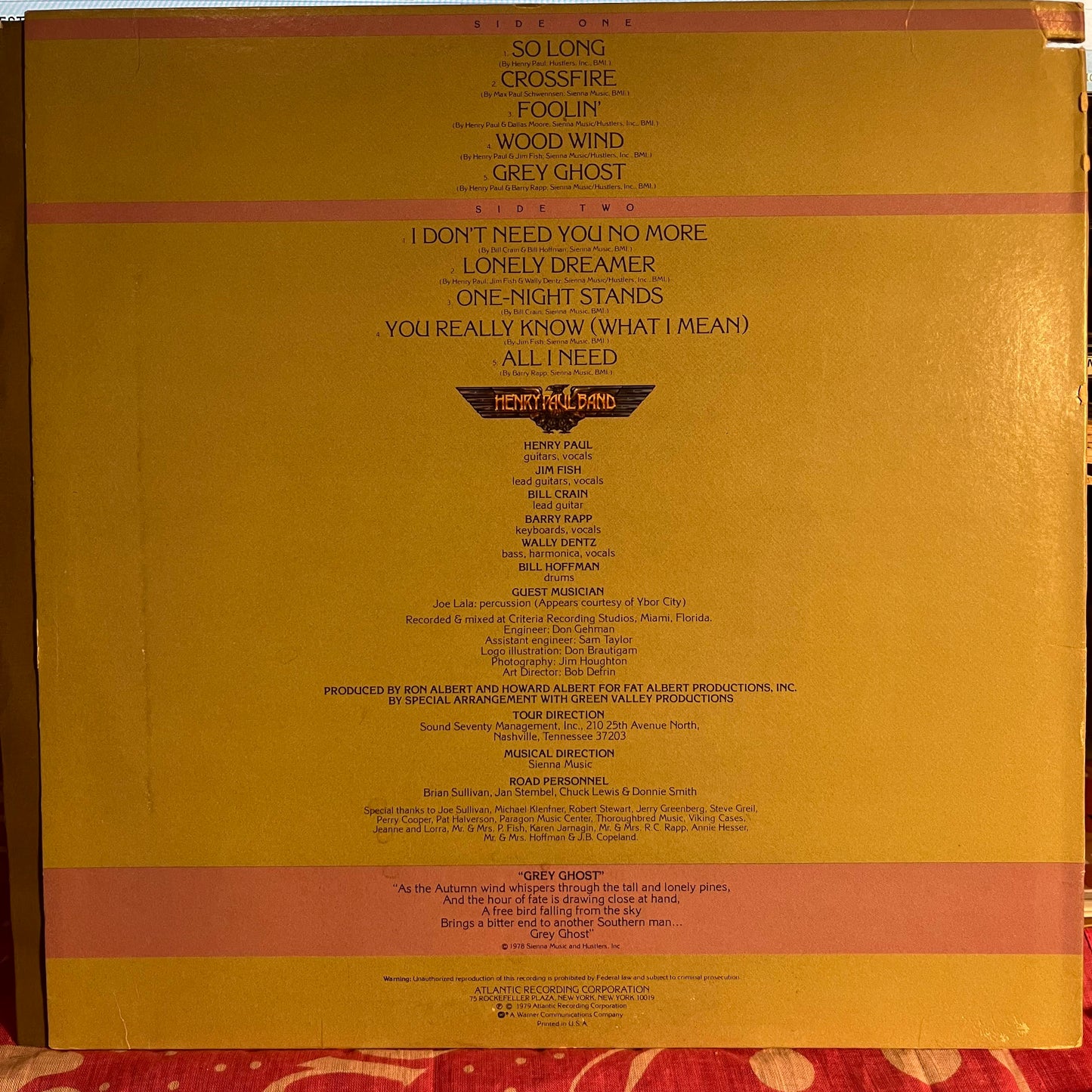 Grey Ghost *SPECIALTY* | Excellent (EX) Excellent (EX) Get Cheap Vinyl