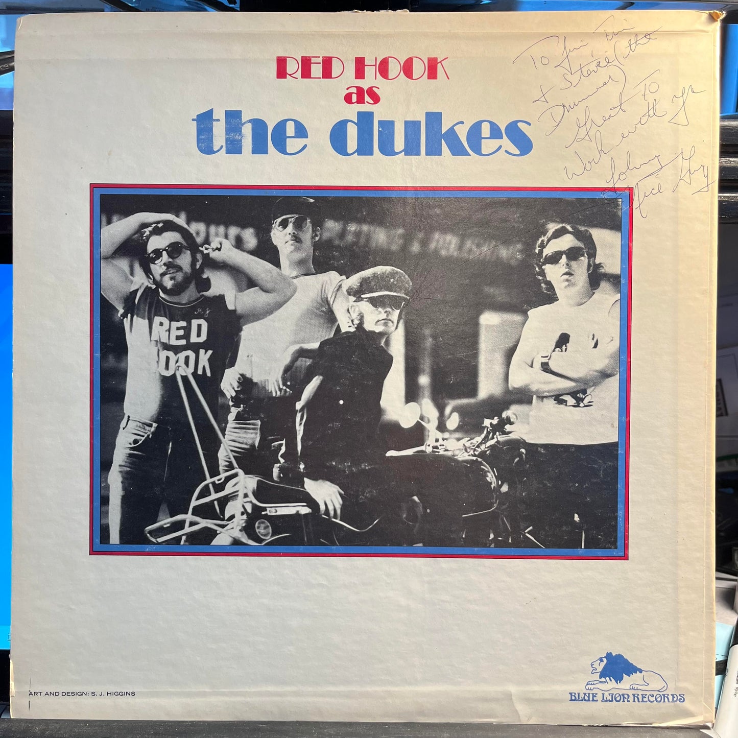 Red Hook As "The Dukes" *SIGNED* | Excellent (EX) Excellent (EX) Get Cheap Vinyl