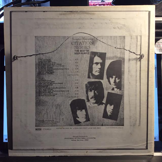 The Best Of Deep Purple (VINYL) | Excellent+ (EX+) Very Good Plus (VG+) Get Cheap Vinyl