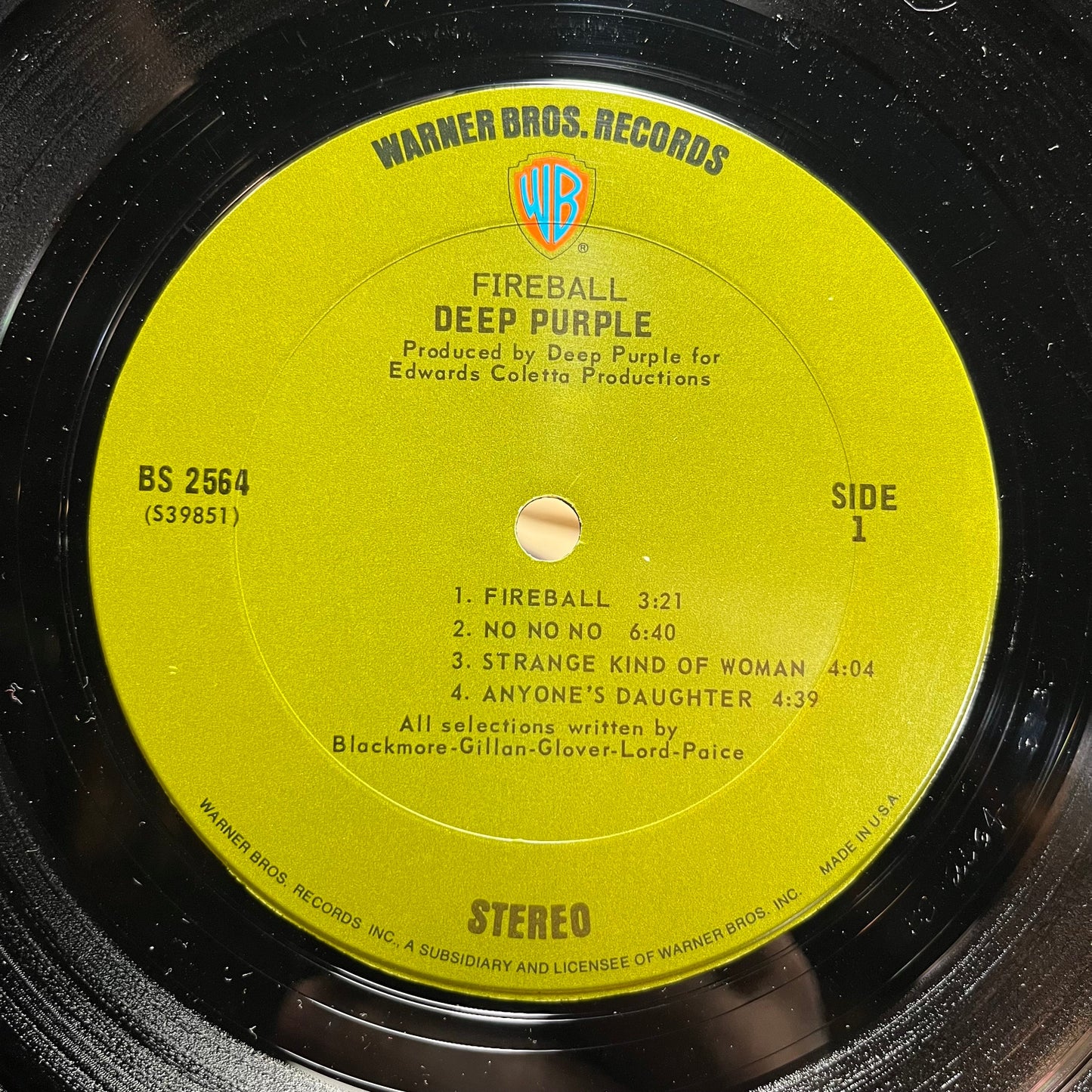 Fireball (VINYL) | Excellent+ (EX+) Very Good Plus (VG+) Get Cheap Vinyl