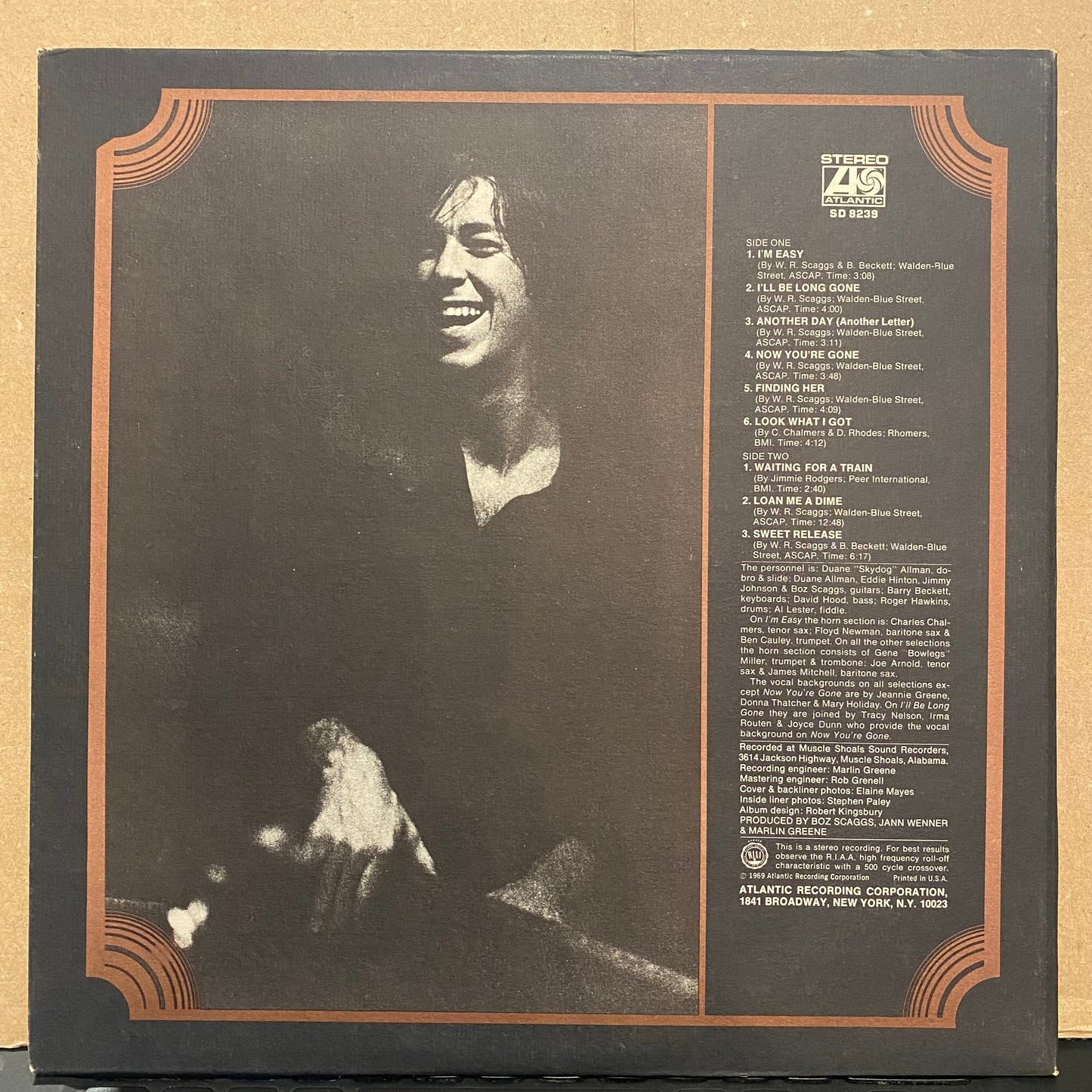 Boz Scaggs *PRESSWELL / MATTE* | Excellent (EX) Near Mint (NM) Get Cheap Vinyl