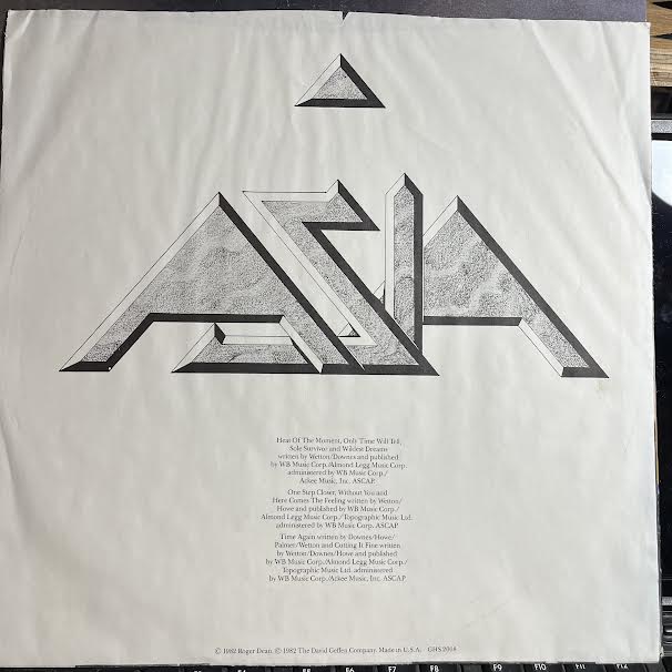 Asia (VINYL) | Excellent (EX) Excellent (EX) Get Cheap Vinyl