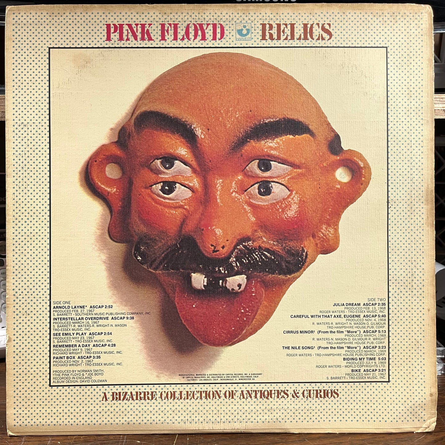 Relics - A Bizarre Collection Of Antiques & Curios (VINYL) | Excellent (EX) Very Good (VG) Get Cheap Vinyl