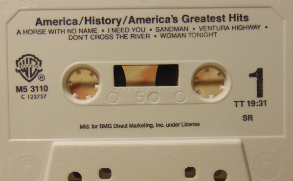 History - America's Greatest Hits (CASSETTE) | Excellent (EX) Excellent (EX) Get Cheap Vinyl