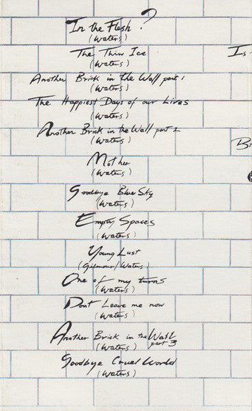 The Wall (CASSETTE) | Excellent (EX) Excellent (EX) Get Cheap Vinyl