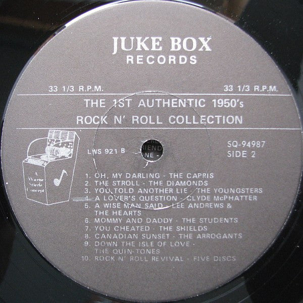 The First Authentic 1950's Rock & Roll Collection *BOX* | Excellent (EX) Very Good Plus (VG+) Get Cheap Vinyl