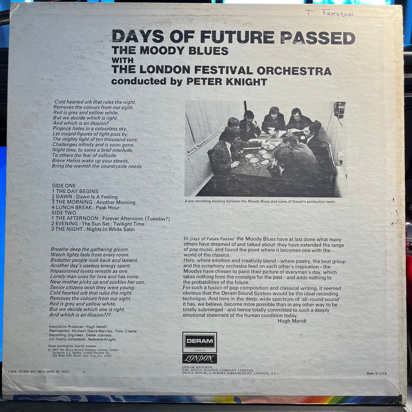 Days Of Future Passed *TERRE HAUTE* | Excellent (EX) Excellent (EX) Get Cheap Vinyl