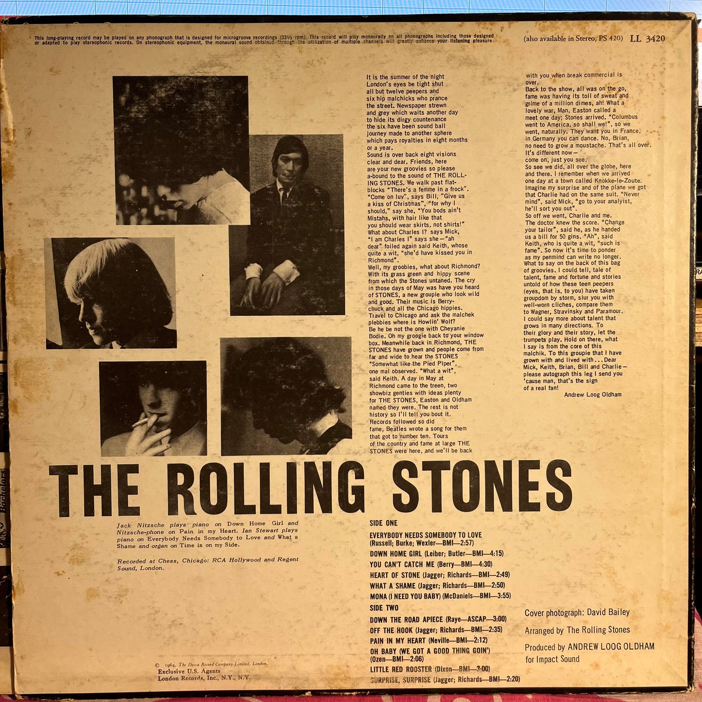 The Rolling Stones, Now! *REISSUE/MONO* | Excellent (EX) Very Good (VG) Get Cheap Vinyl
