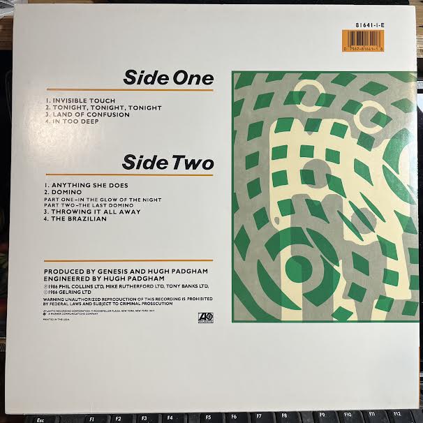 Invisible Touch (VINYL) | Excellent (EX) Near Mint (NM) Get Cheap Vinyl