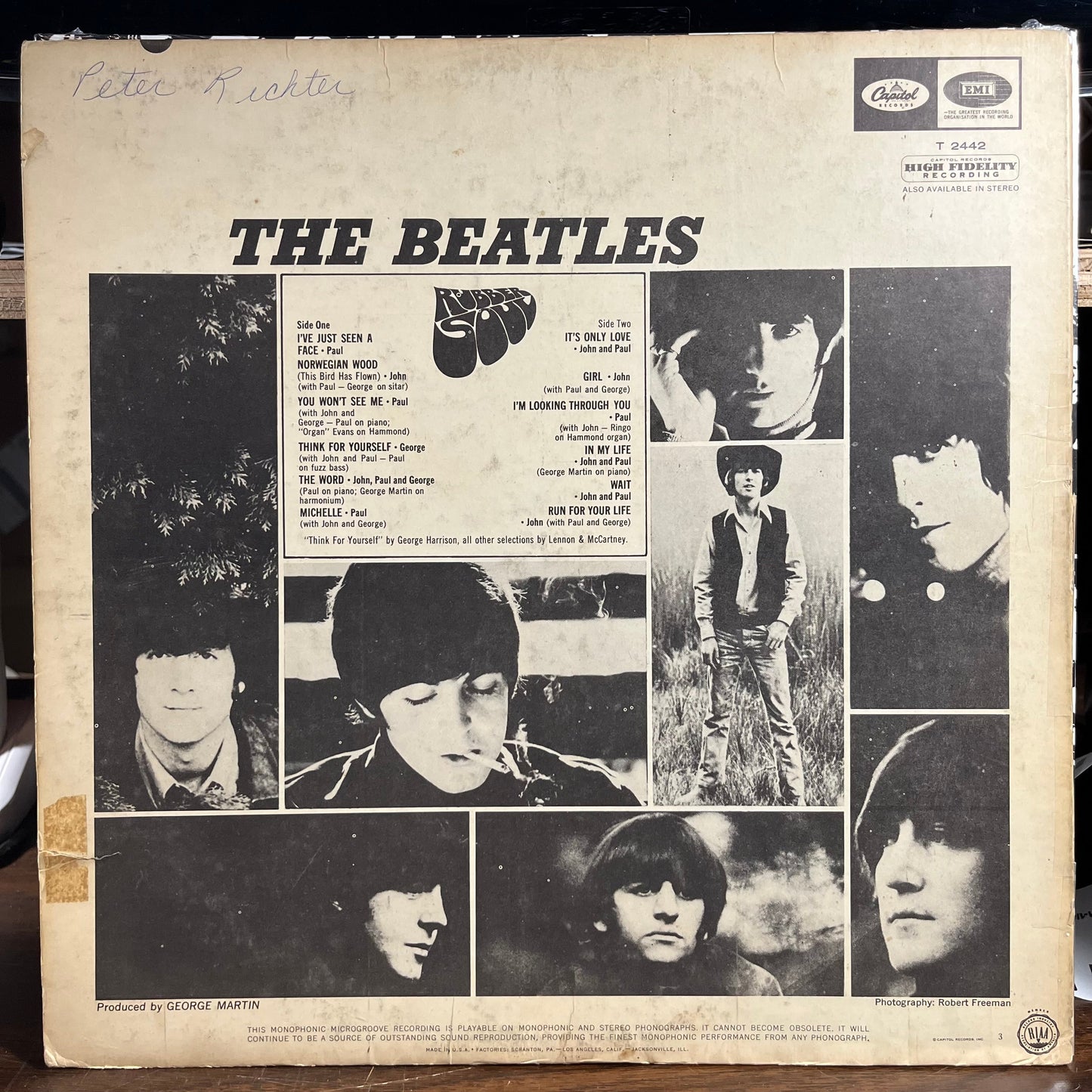 Rubber Soul (VINYL) | Good Plus Plus (G++) Very Good (VG) Get Cheap Vinyl