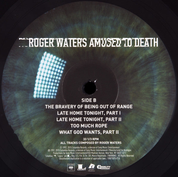 Amused To Death (2xVINYL) | Get Cheap Vinyl