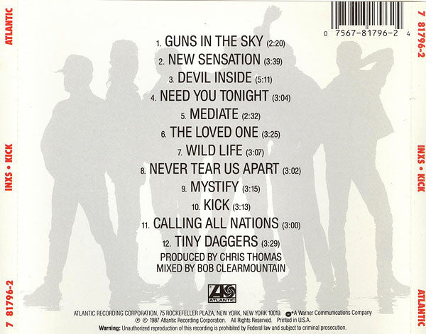 Kick (CD) | Near Mint (NM) Near Mint (NM) Get Cheap Vinyl