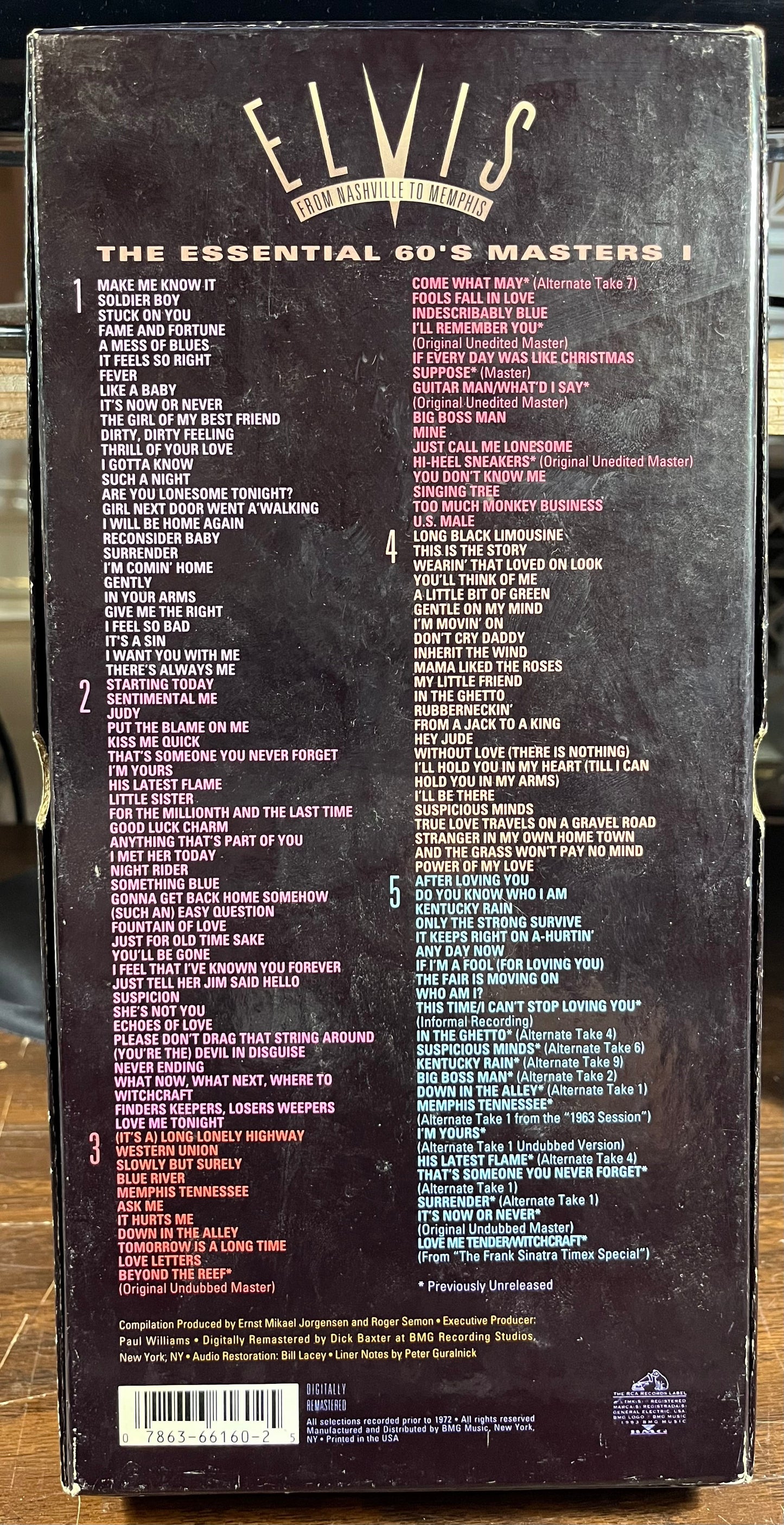 From Nashville To Memphis - The Essential 60's Masters I (5xCD BOX SET) | Near Mint (NM or M-) Excellent (EX) Get Cheap Vinyl