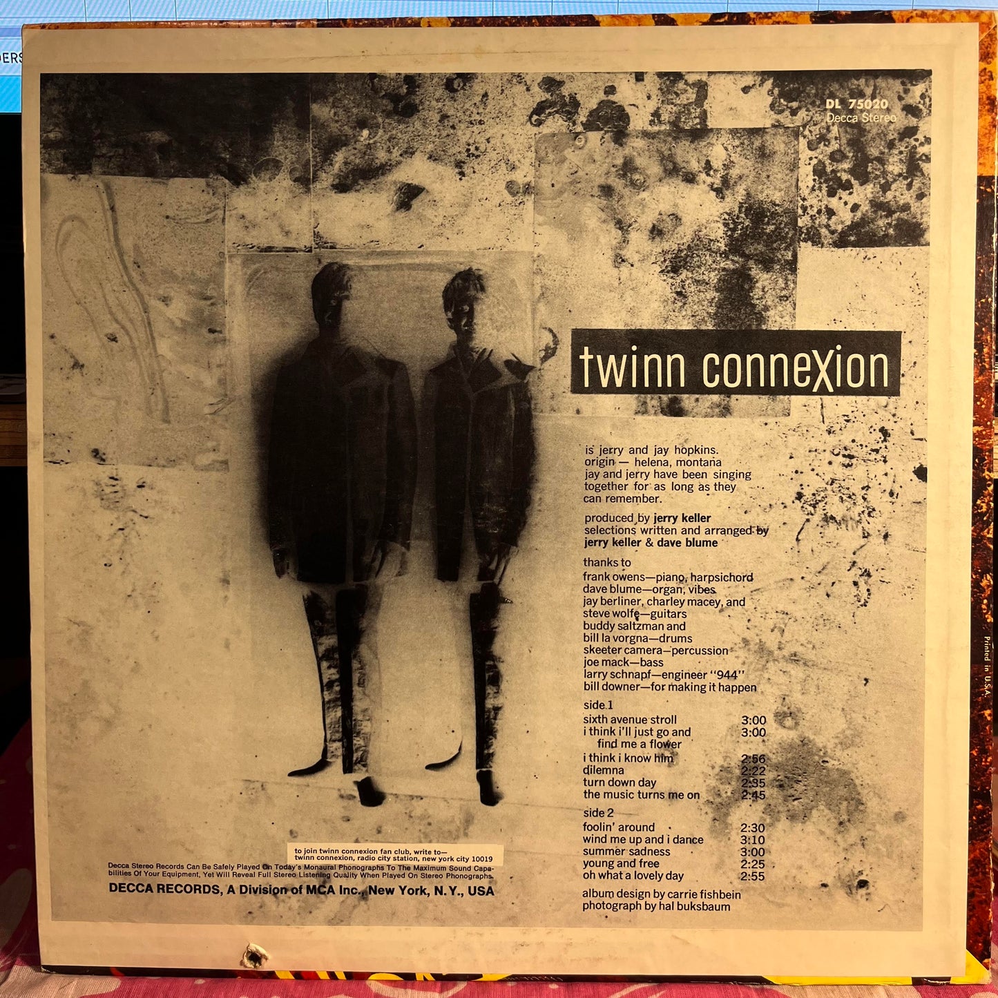 Twinn Connexion *STEREO* | Near Mint (NM) Excellent (EX) Get Cheap Vinyl