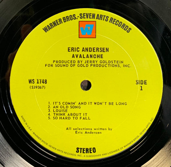 Avalanche *TERRE HAUTE* | Near Mint (NM) Excellent (EX) Get Cheap Vinyl