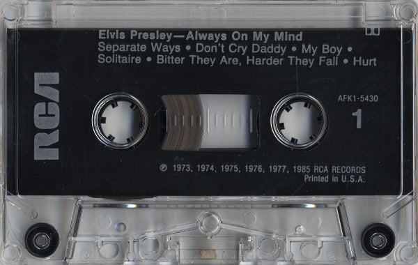 Always On My Mind (CASSETTE) | Near Mint (NM) Near Mint (NM) Get Cheap Vinyl