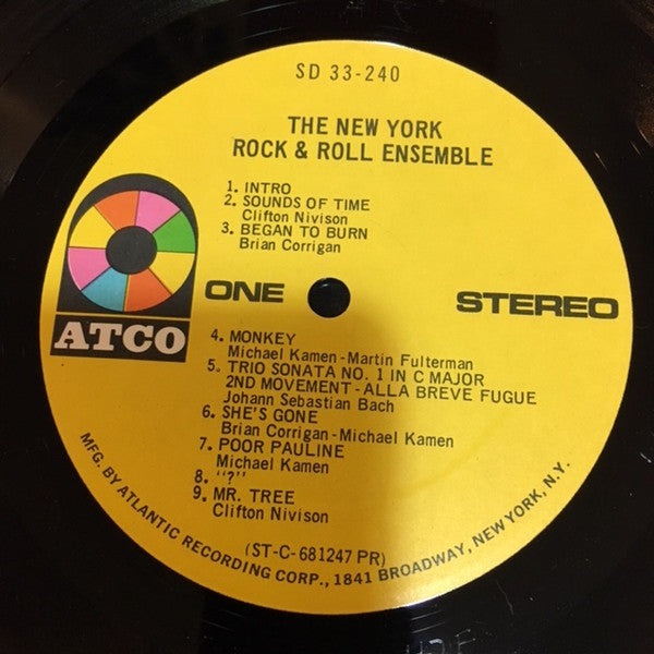 The New York Rock & Roll Ensemble | Near Mint (NM) Near Mint (NM) Get Cheap Vinyl