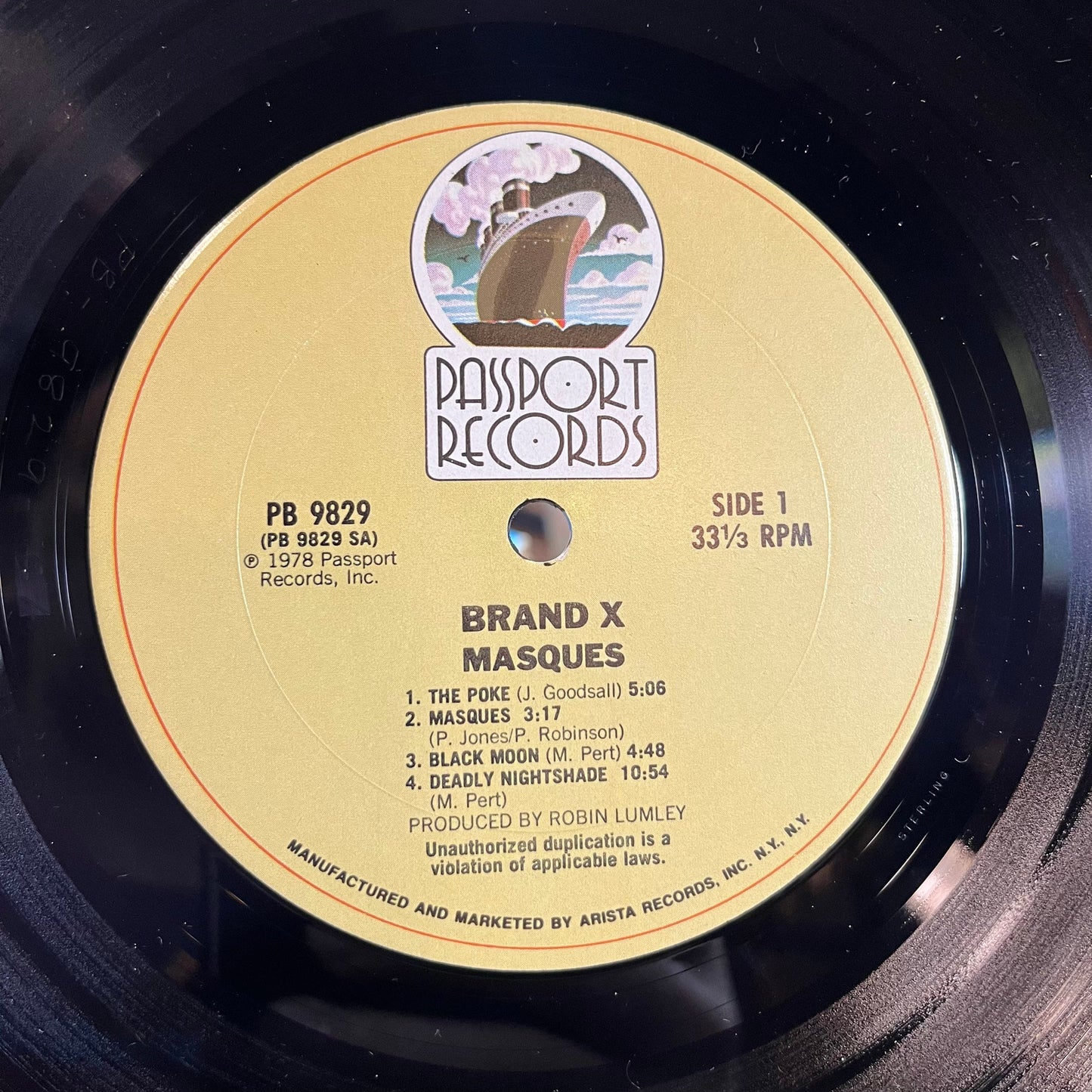 Masques (LP) | Near Mint (NM) Very Good Plus (VG+) Get Cheap Vinyl