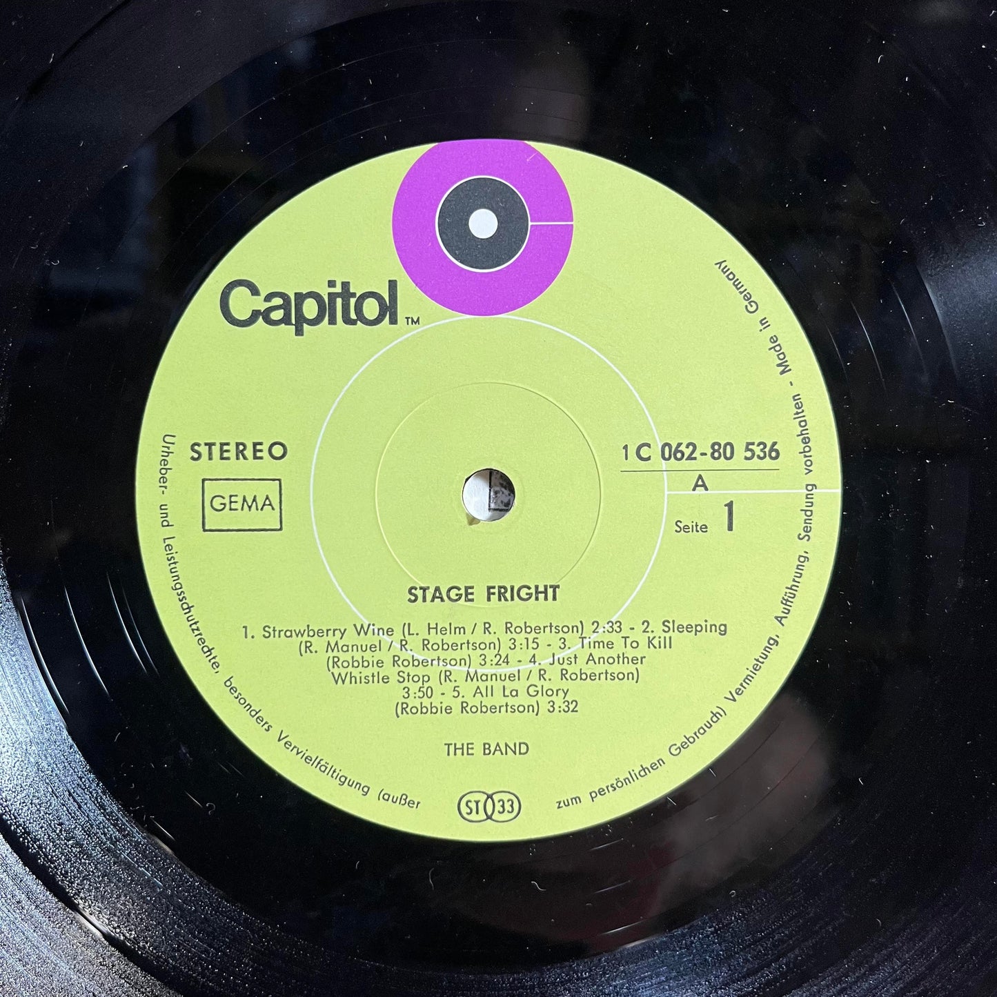 Stage Fright *GERMANY/SHRINK* | Near Mint (NM) Near Mint (NM) Get Cheap Vinyl