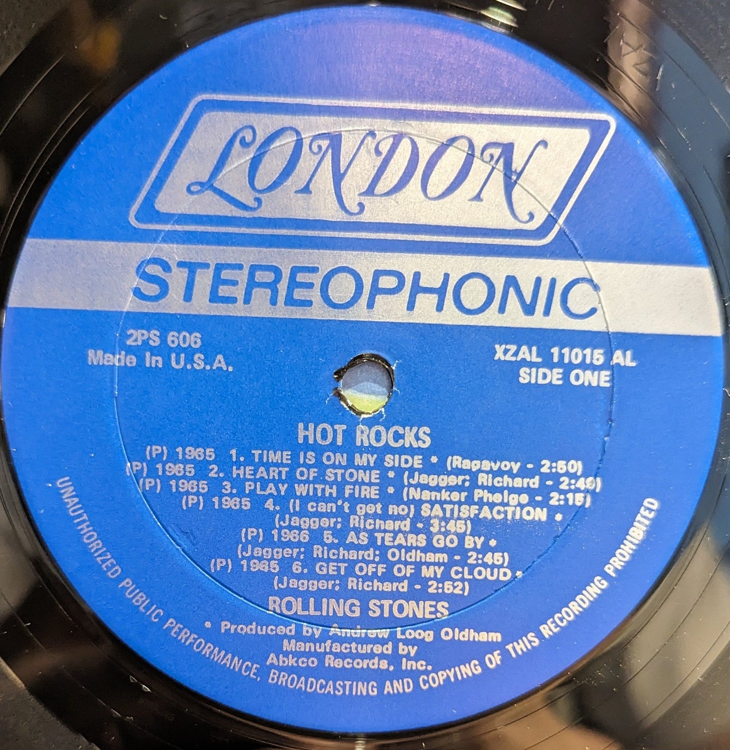 Hot Rocks 1964-1971 *AL - AUDIO MANUFACTURING* | Near Mint (NM) Near Mint (NM) Get Cheap Vinyl