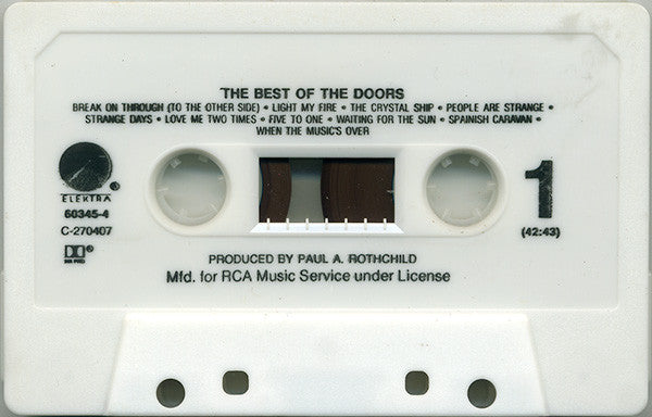 The Best Of The Doors *REMASTERED/CASSETTE* | Near Mint (NM) Near Mint (NM) Get Cheap Vinyl