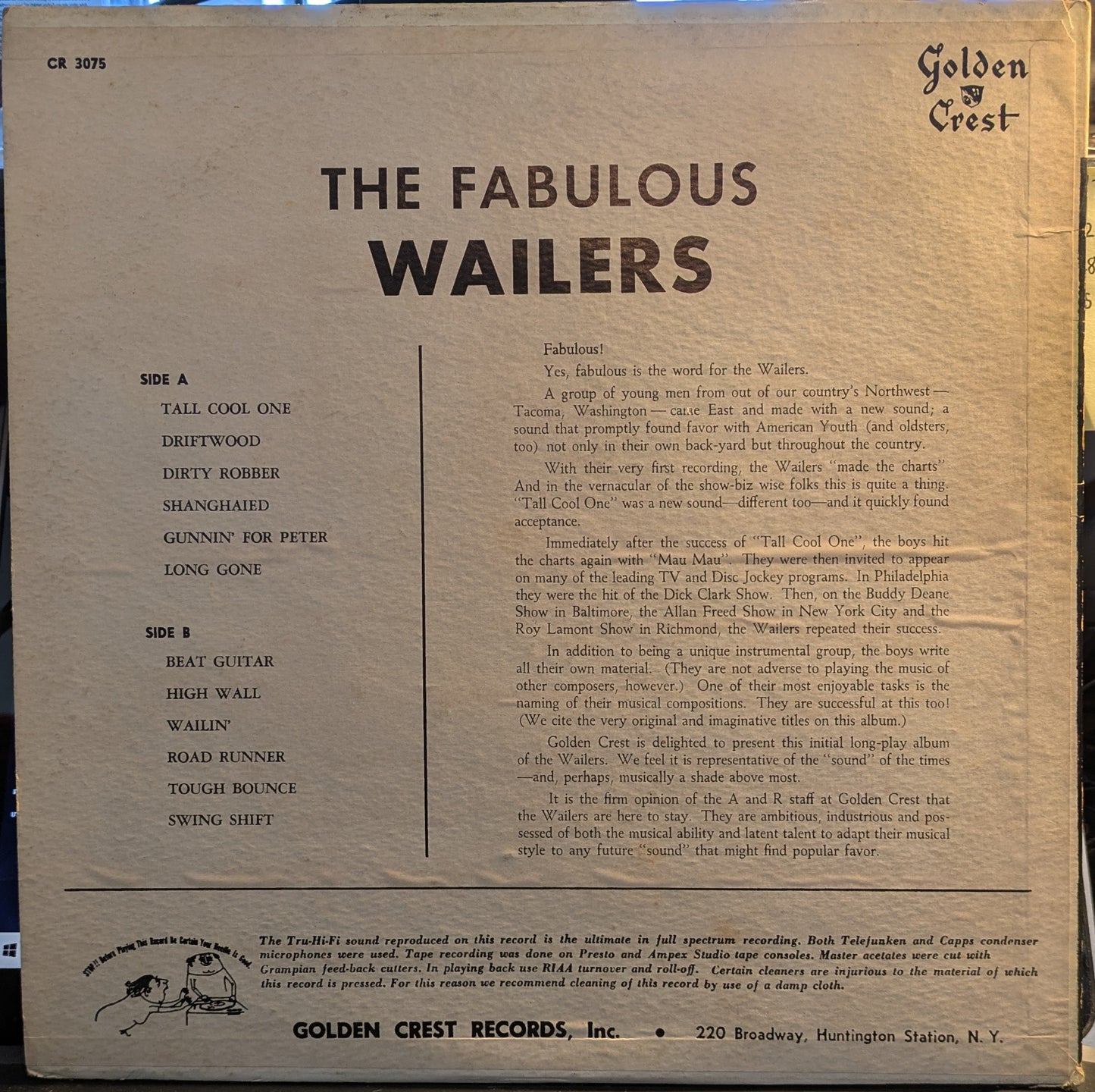 The Wailer's Wail (VINYL) | Near Mint (NM) Very Good Plus (VG+) Get Cheap Vinyl