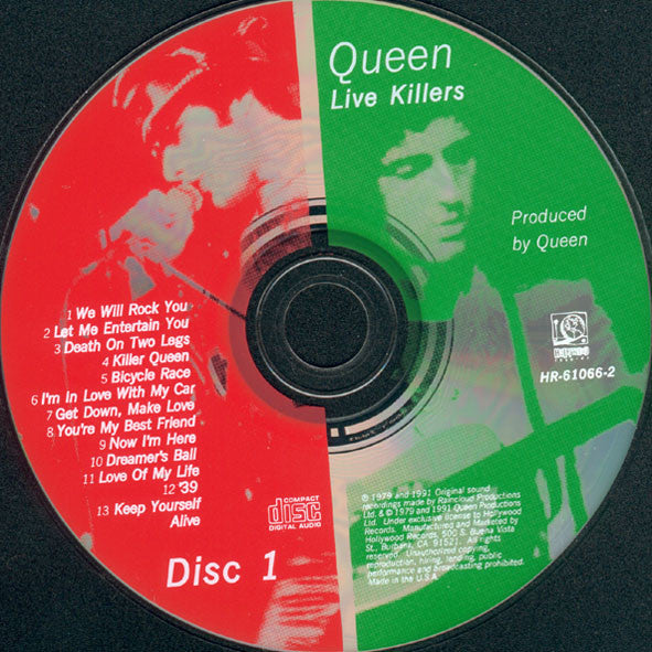 Live Killers (2xCD) | Near Mint (NM) Near Mint- (NM-) Get Cheap Vinyl