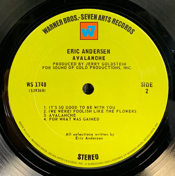 Avalanche *TERRE HAUTE* | Near Mint (NM) Excellent (EX) Get Cheap Vinyl