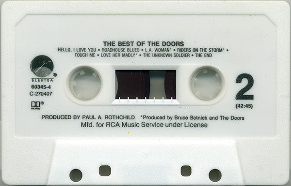 The Best Of The Doors *REMASTERED/CASSETTE* | Near Mint (NM) Near Mint (NM) Get Cheap Vinyl