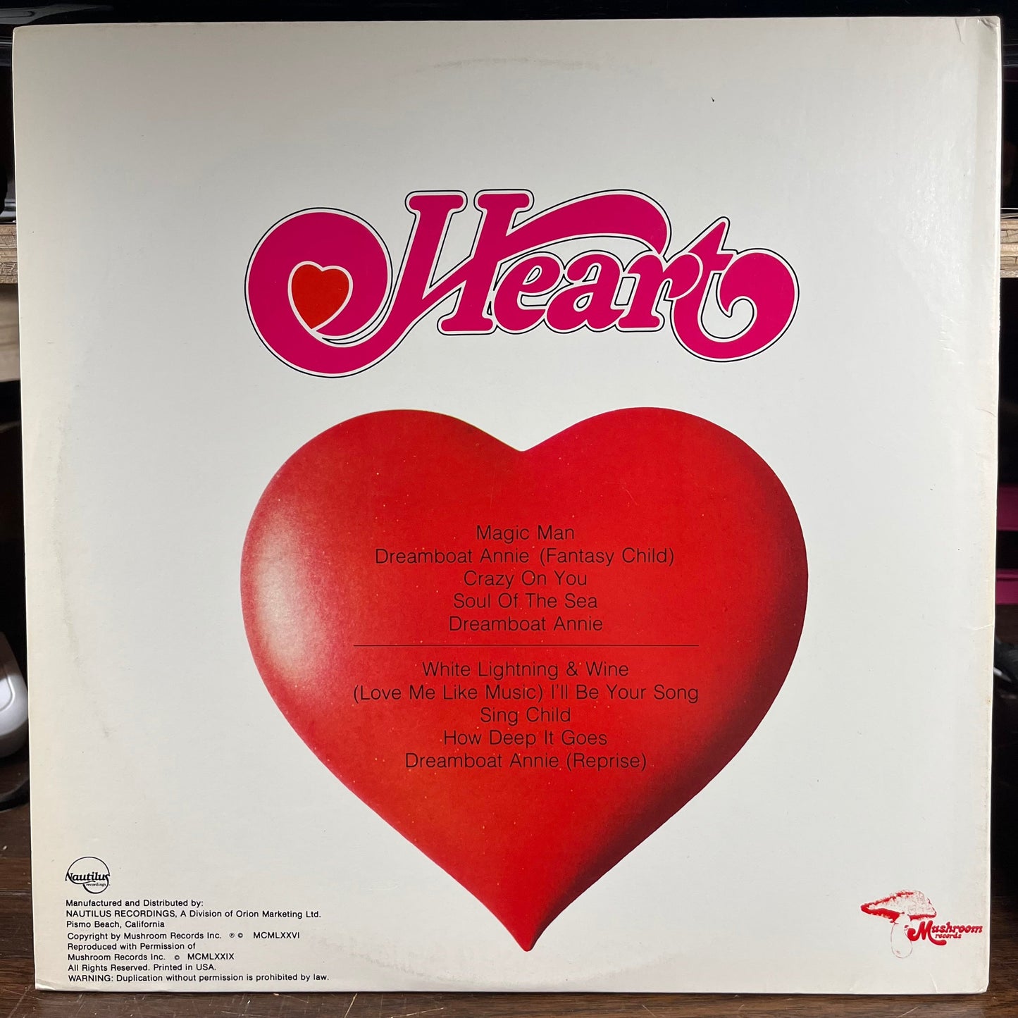 Dreamboat Annie (VINYL) | Near Mint (NM) Excellent+ (EX+) Get Cheap Vinyl