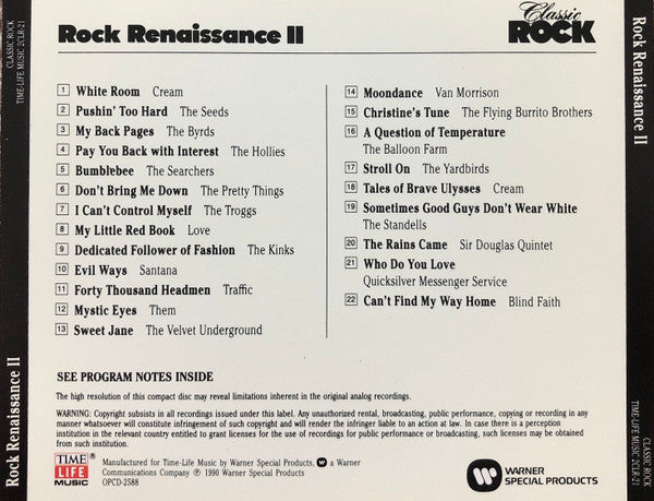Classic Rock - Rock Renaissance II *CD* | Near Mint (NM) Near Mint (NM) Get Cheap Vinyl
